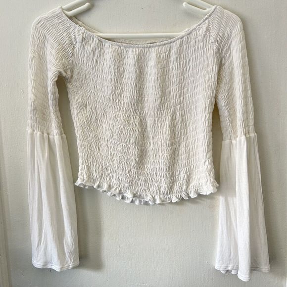Y2k Babydoll Top Small Flare Western Peasant Prairie Cottagecore Rein Boho Fall - Picture 1 of 6